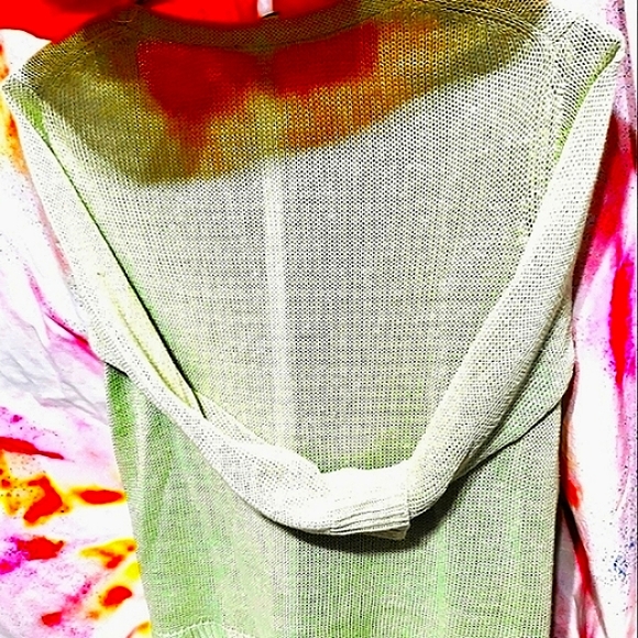 - TALBOTS SPRING   GREEN CARDIGAN - Picture 6 of 6